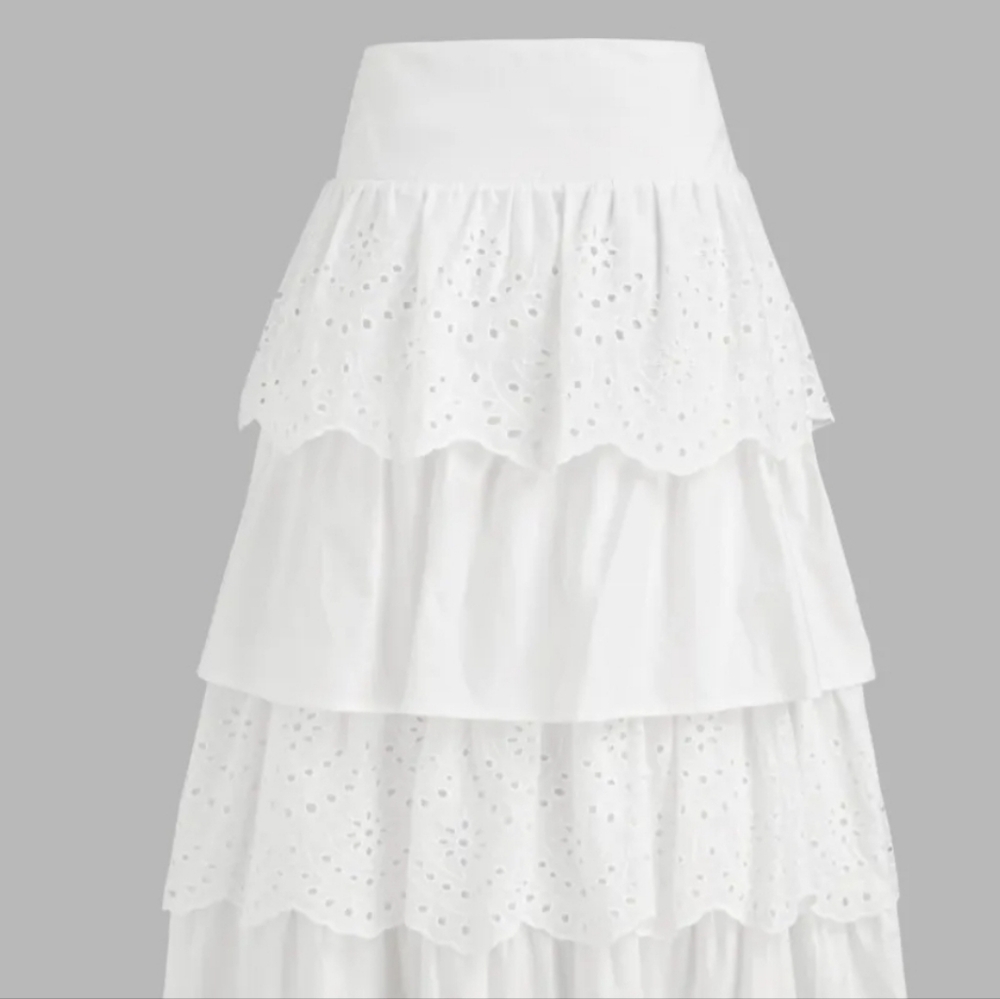 Cider tiered skirt